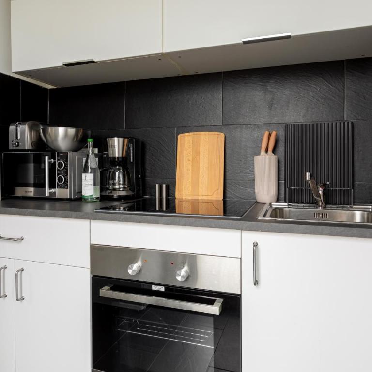Global Living - Design Apartments I Terrace I Kitchen I Smart-TV I Parking space I München - Appartement 1 Chambre - 12