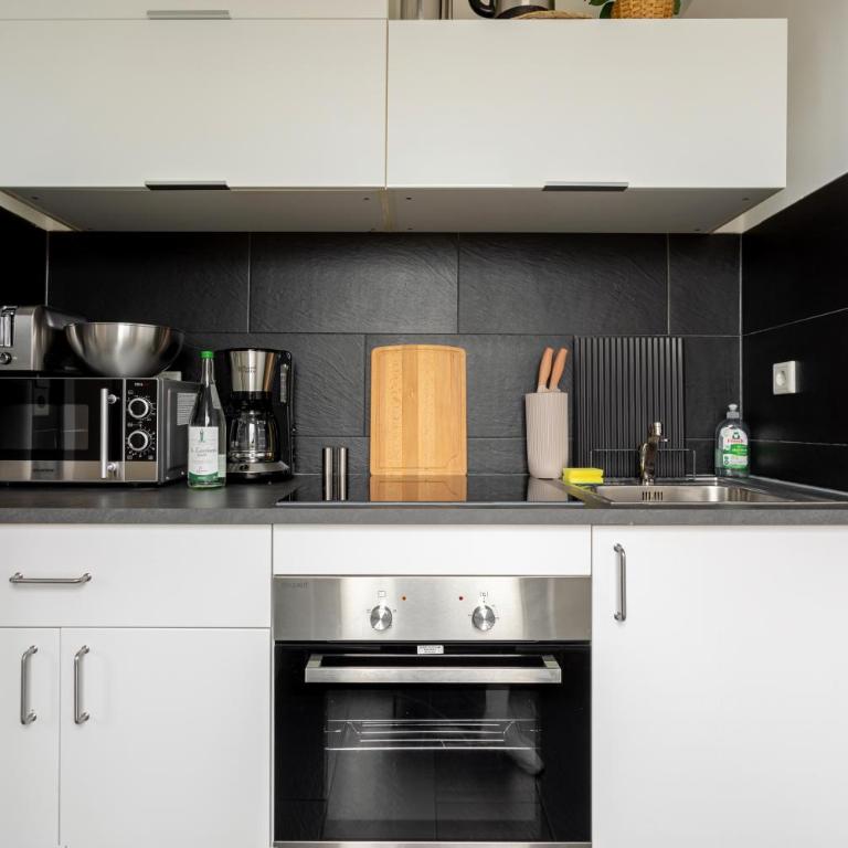 Global Living - Design Apartments I Terrace I Kitchen I Smart-TV I Parking space I München - Appartement 1 Chambre - 27