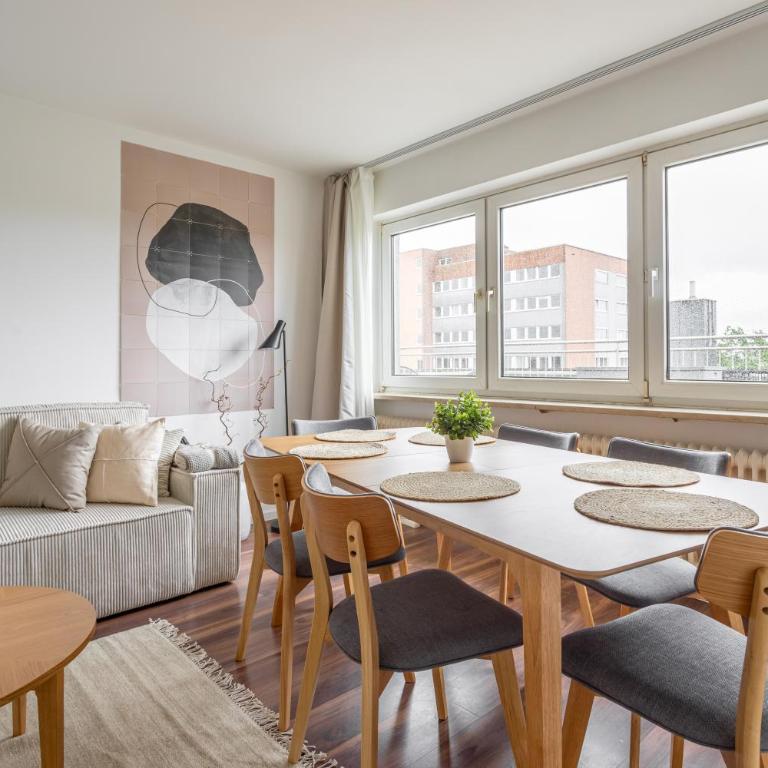 Global Living - Design Apartments I Terrace I Kitchen I Smart-TV I Parking space I München - Appartement 3 Chambres - 16
