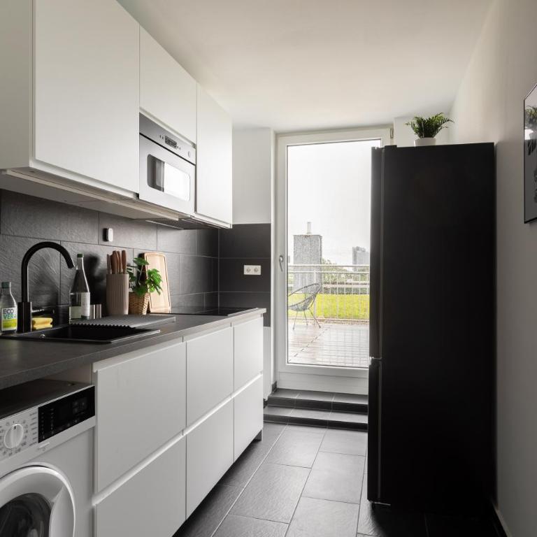 Global Living - Design Apartments I Terrace I Kitchen I Smart-TV I Parking space I München - Appartement 3 Chambres - 26