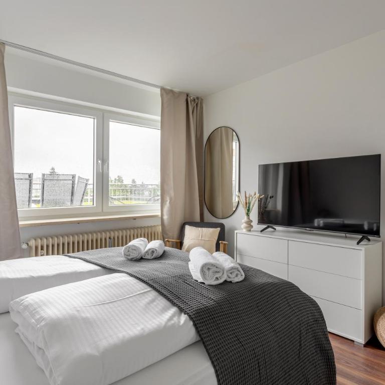 Global Living - Design Apartments I Terrace I Kitchen I Smart-TV I Parking space I München - Appartement 3 Chambres - 29