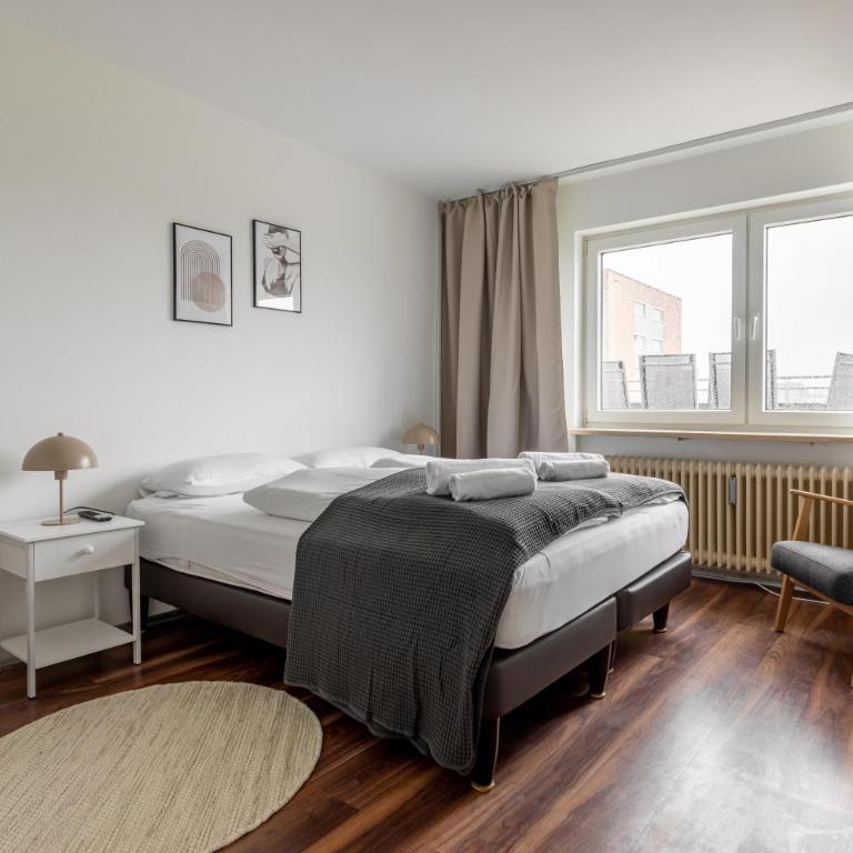 Global Living - Design Apartments I Terrace I Kitchen I Smart-TV I Parking space I München - Appartement 3 Chambres - 35