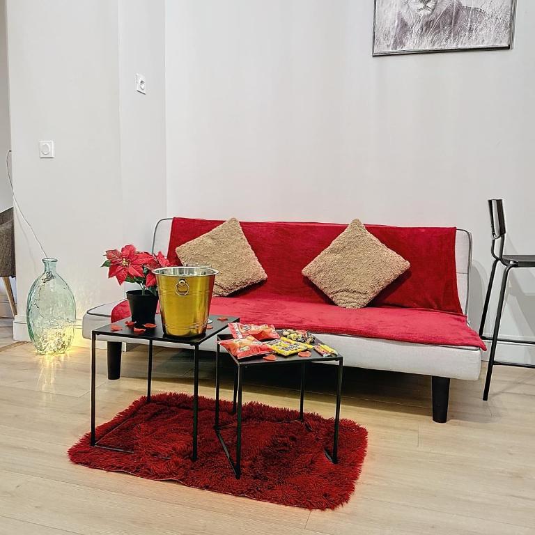 Love Room avec jacuzzi & lit King Size - Apartamento de 1 dormitorio - 8