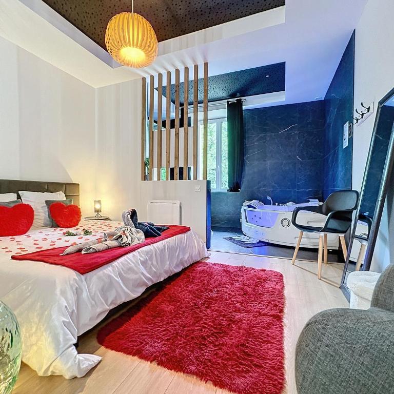 Love Room avec jacuzzi & lit King Size - Apartamento de 1 dormitorio - 1
