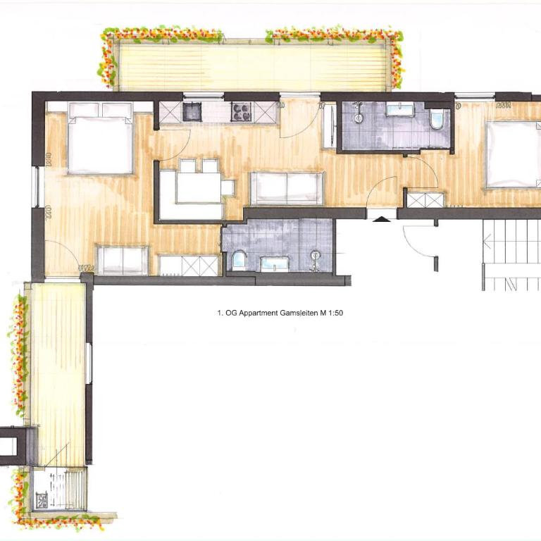 Hubertus - Das Landhaus - Appartement Standard 2 Chambres - 11