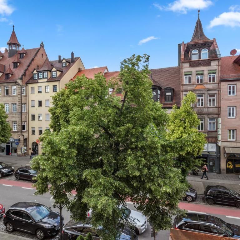 Altstadt - Exklusive 3-Zi-Wohnung für 6 Personen mit 90 qm, großer Dachterrasse, Parkplatz, WLAN - Apartment mit 2 Schlafzimmern - 9