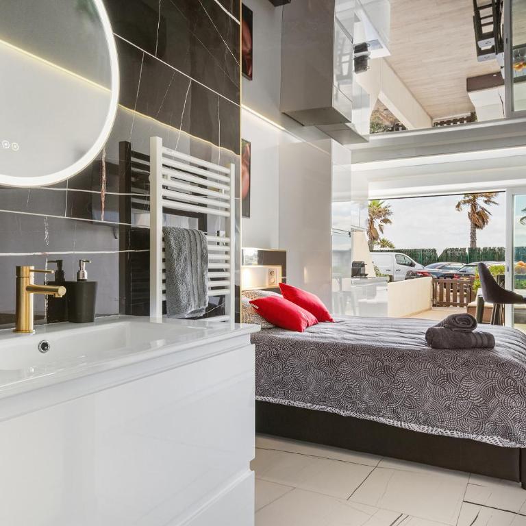 Carmen Village Naturiste Héliopolis AB 50 m plage - Apartment mit 1 Schlafzimmer - 14