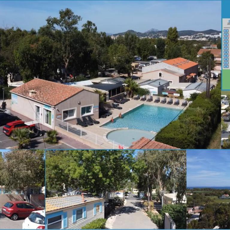 MOBIL HOME GLAMPING CONFORT D'UN HOTEL SANS LES CONTRAINTES PISCINE PROMOTION SEPTEMBRE 3 CHAMBRES - 2 SdB -climatisé - 300m de la mer - piscine - parking - - Mobilheim - 1