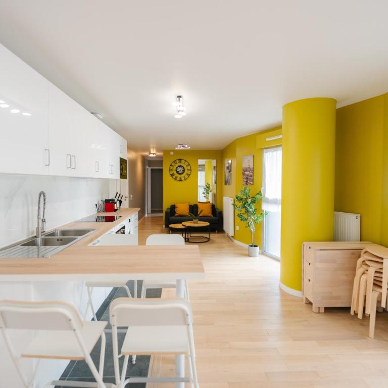 Confort Absolu à Paris ,superbe appartement rénové 7 Chambres avec salles de Bain privatives - Appartement Deluxe - 44