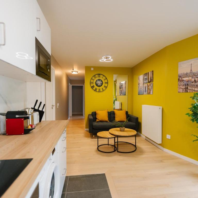 Confort Absolu à Paris ,superbe appartement rénové 7 Chambres avec salles de Bain privatives - Appartement Deluxe - 47