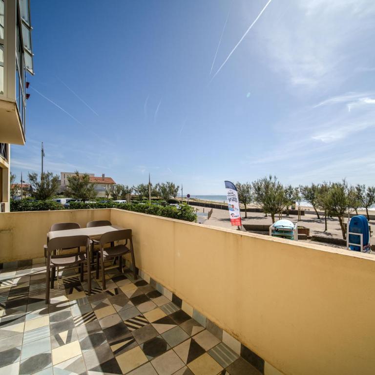 La Dune d'Or - Vue Mer, Studio face à la Plage avec Terrasse - Studio - 22