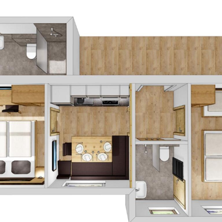 Apart Darre inclusive Super Sommer Card - Familien-Apartment mit 2 Schlafzimmern - 15
