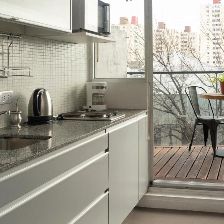 Luminoso Estudio en Palermo Holywood - Apartamento Deluxe de 1 dormitorio con vistas a la ciudad - 4