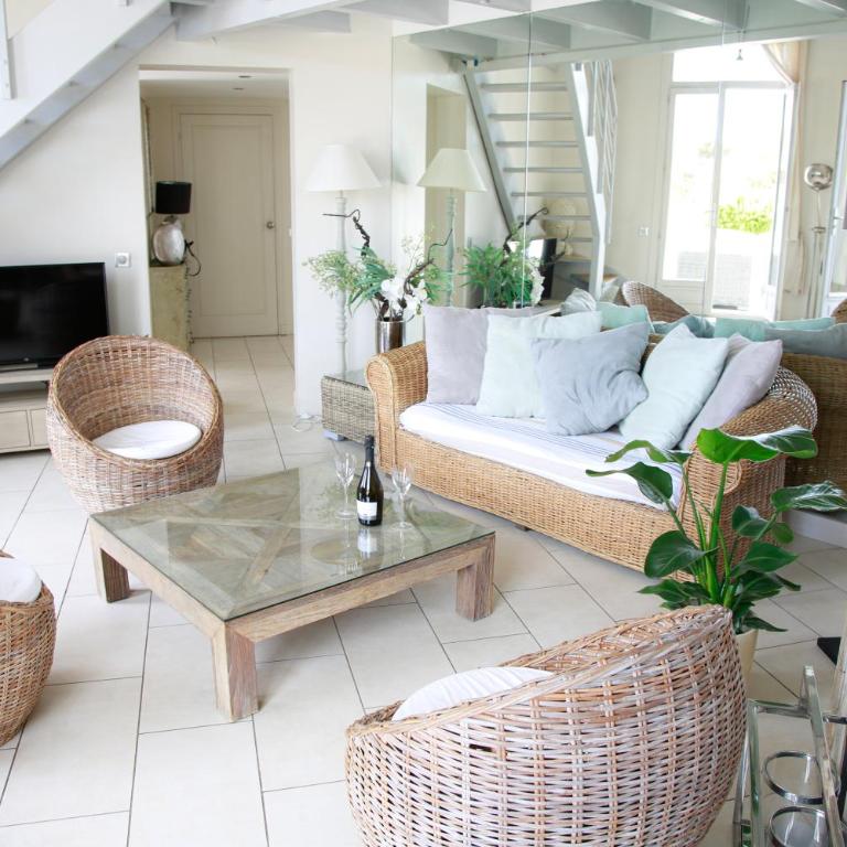 Duplex climatisé avec terrasse vue mer au pied de la plage - Appartement 3 Chambres - 37