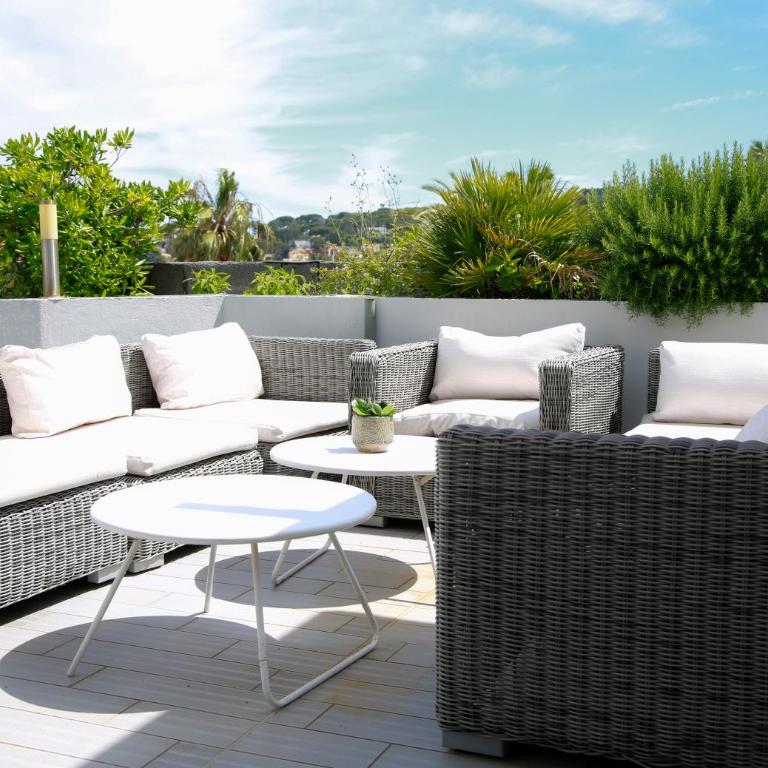 Duplex climatisé avec terrasse vue mer au pied de la plage - Appartement 3 Chambres - 2