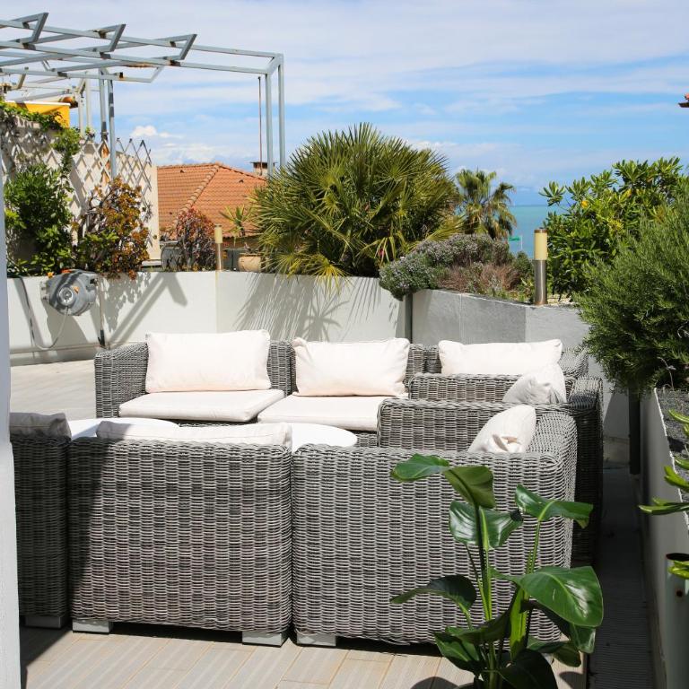 Duplex climatisé avec terrasse vue mer au pied de la plage - Appartement 3 Chambres - 42