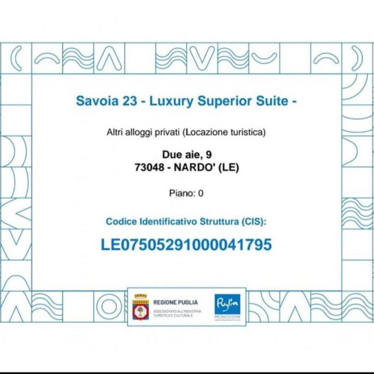 Savoia23 - Luxury Superior Suite - - Appartamento Deluxe con 1 Camera da Letto e Vista Giardino - 20