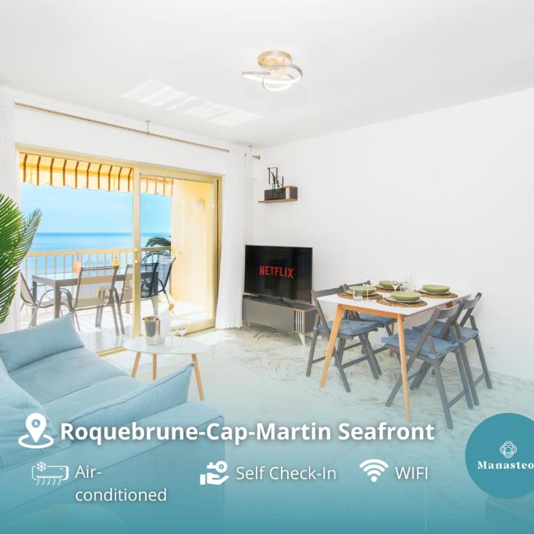 Roquebrune plage - Terrace splendid sea view - BW - Appartement 2 Chambres - 1