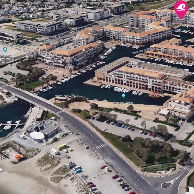 Sète Marina des Quilles, grand T2 climatisé, proche plage, parking privé - Appartement 1 Chambre - 23