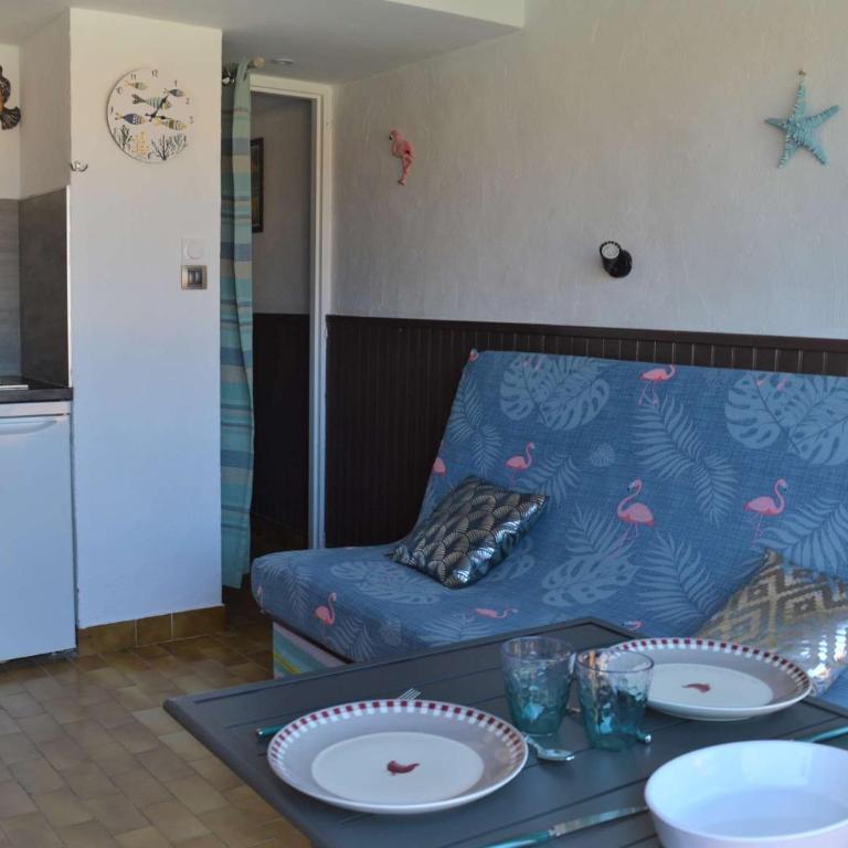 Appart Studio Mezzanine 2 couchages PORT LEUCATE NATURISME PL010-832 - Appartement 4 Chambres - Vue sur Piscine - 4