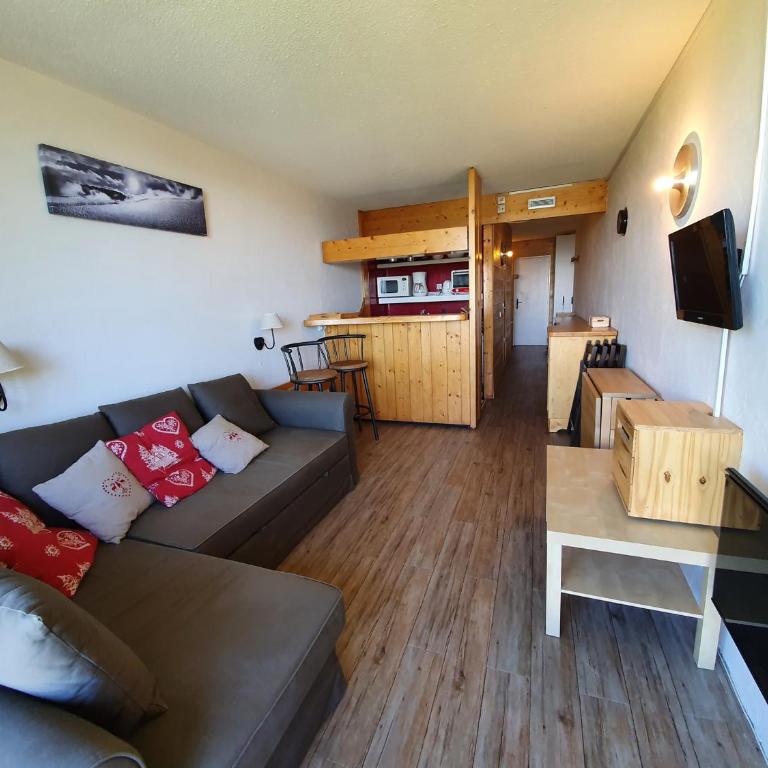 Studio cabine rénové 30m², Les Arcs 2000, capacité 4 personnes, balcon - Studio - 1