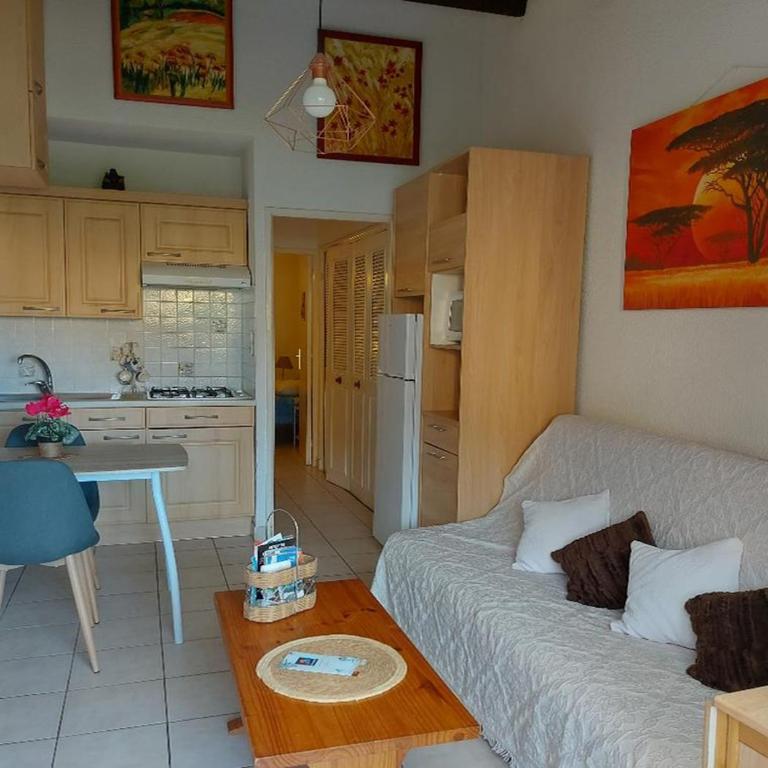Cap d'Agde, appartement bord de mer, 50 m plage de la Roquille, climatisé et WIFI, - Maison 1 Chambre - 1