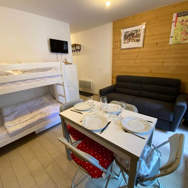 Les 4 éléments C004 - Studio récent avec place de parking - Studio-Apartment - 5