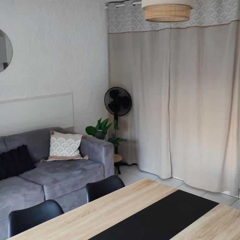 T2 RDC avec Jardin, Cap d'Agde, Secteur Falaise, 100 m plage, Clim, WIFI, Parking - Apartment mit 1 Schlafzimmer - 4