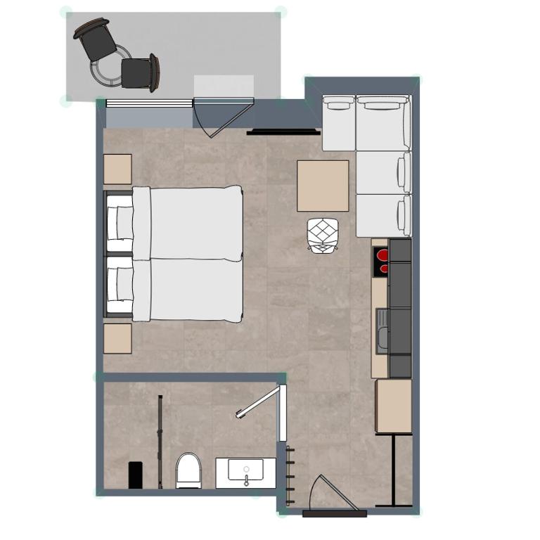 Alpin Apart - Studio with Balcony (NEW) - 11