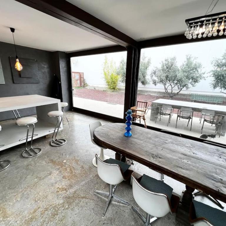Grand loft proche du centre avec jardin et piscine - Villa - 46