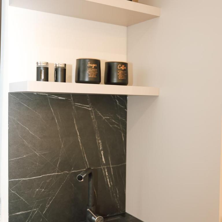 Apartments N & S - Private Parking & 1 minute to the Beach - Deluxe One Bedroom Apartment with Balcony - 6