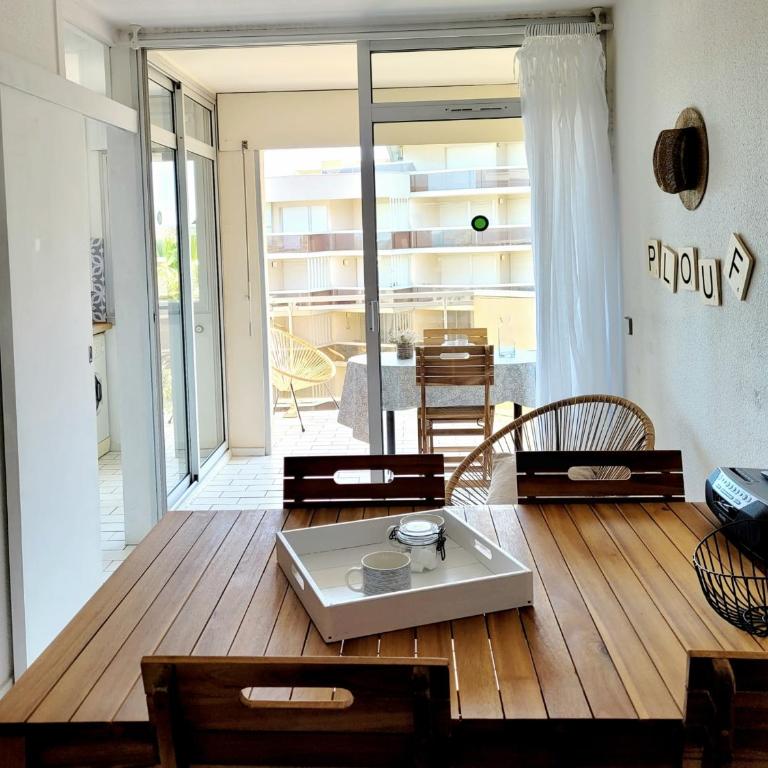 Canet-en-Roussillon - Studio moderne pour 4 pers - Clim - Proche mer et commodités - FR-1-794-104 - Apartamento - 8