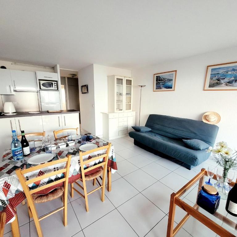 Canet Sud - T2 cabine 4/6 pers - Terrasse - Accès direct plage - FR-1-794-121 - Apartamento - 5