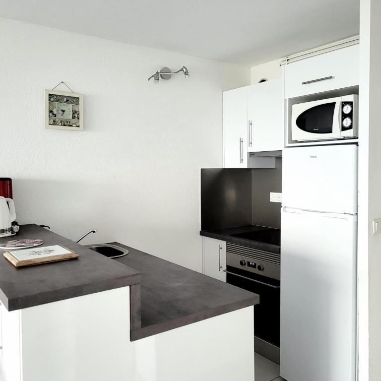 Canet Sud - T2 cabine 4/6 pers - Terrasse - Accès direct plage - FR-1-794-121 - Apartamento - 6