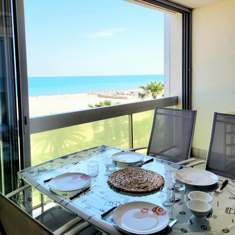 Canet-en-Roussillon - 4 pers - T2 - Clim - Loggia vue mer - Parking - FR-1-794-125 - Appartement - 2