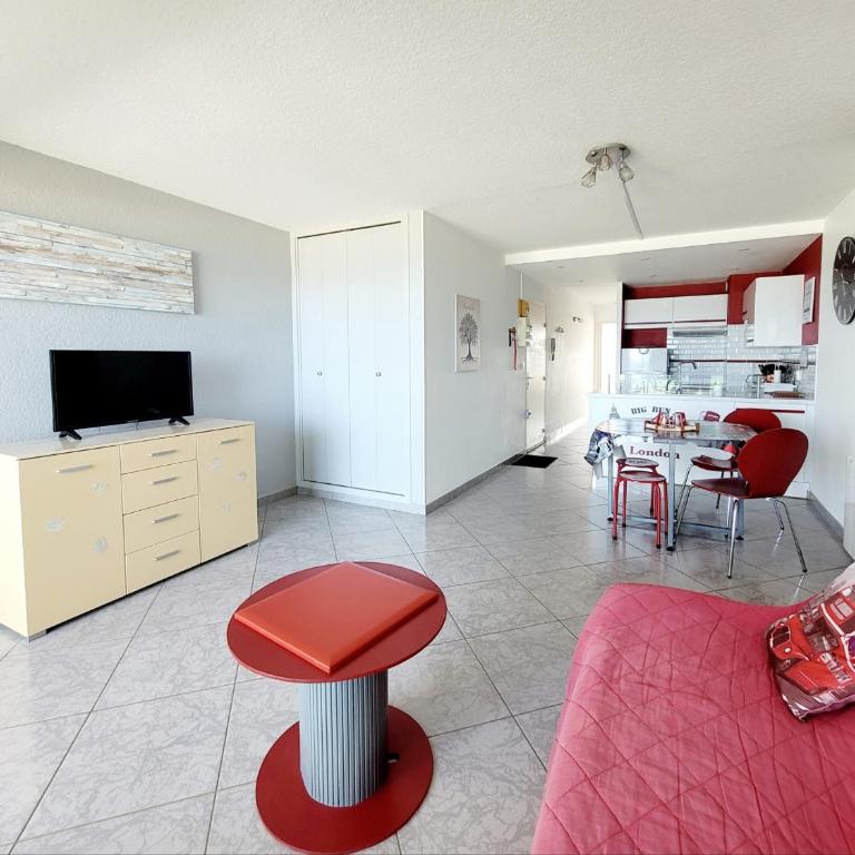 Canet-en-Roussillon - 4 pers - T2 - Clim - Loggia vue mer - Parking - FR-1-794-125 - Appartement - 4
