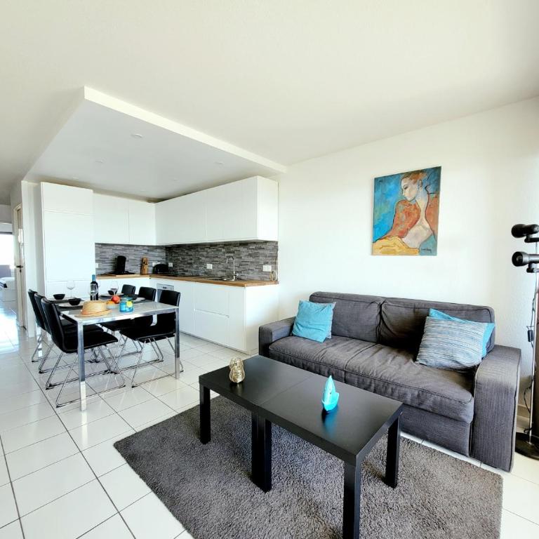 Canet-en-Roussillon - 6 pers - T3 - Plage directe, PKG, Piscine, Wifi - FR-1-794-128 - Apartamento - 5