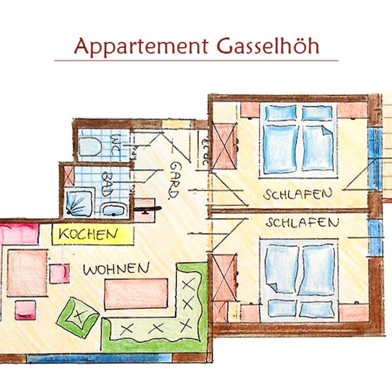 Stoanerhof - Apartment mit 2 Schlafzimmern und Balkon - 5