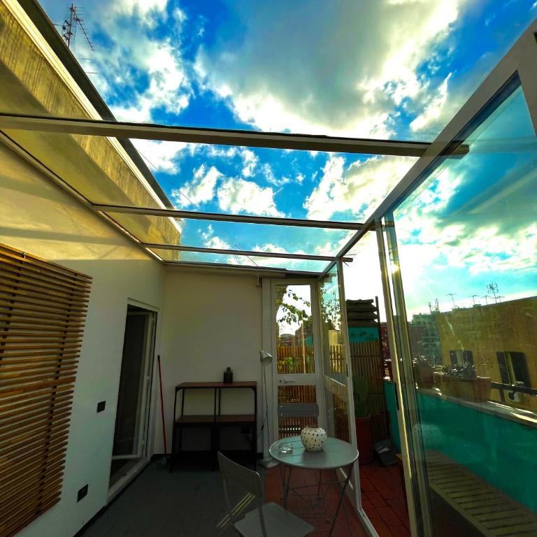 Stanza in appartamento adiacente metro C - Camera Matrimoniale con Terrazza - 9