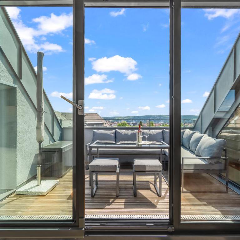DND Design Loft I 170qm I Parken I Balkon I Workstation I Netflix I Kaffee I Waschmaschine I Trockner I Xbox I Ausblick - Apartment mit 3 Schlafzimmern - 28