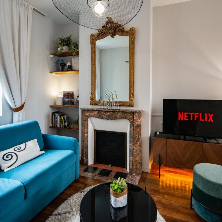 Le Jardin De Guilbaud - Hypercentre - Netflix - One-Bedroom Apartment with Garden - 6