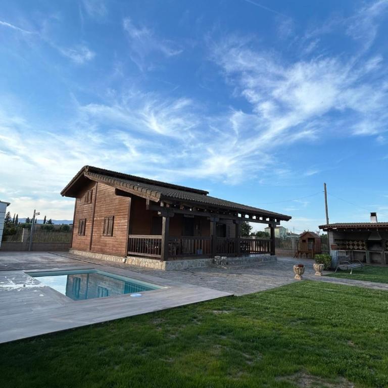 Casa de madera con piscina en Cambrils - Casa de 3 dormitorios - 34