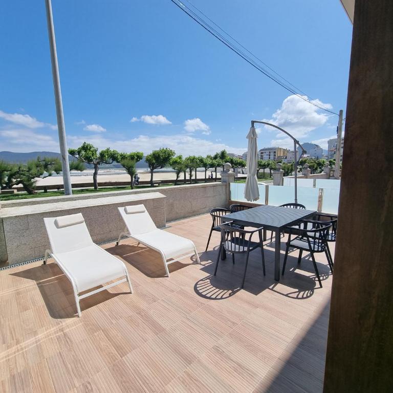 Foz Playa Rapadoira - Bajos con terraza - Apartamento con vistas al mar - 16