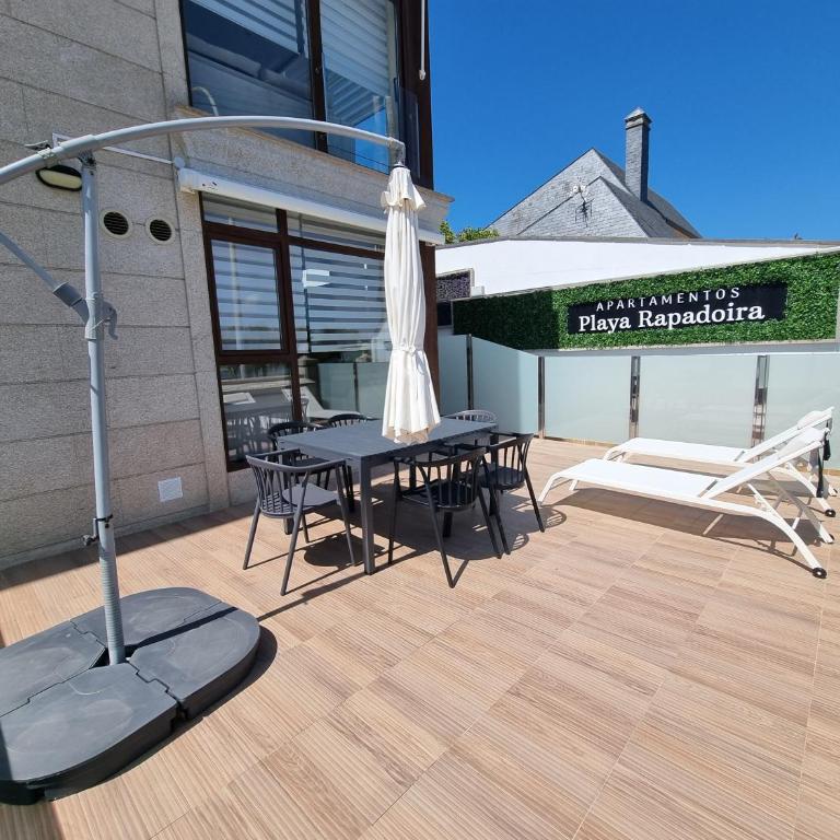 Foz Playa Rapadoira - Bajos con terraza - Apartamento con vistas al mar - 19