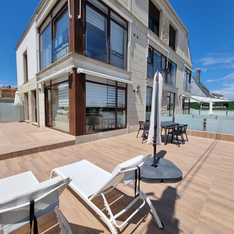 Foz Playa Rapadoira - Bajos con terraza - Apartamento Superior con vistas al mar - 18