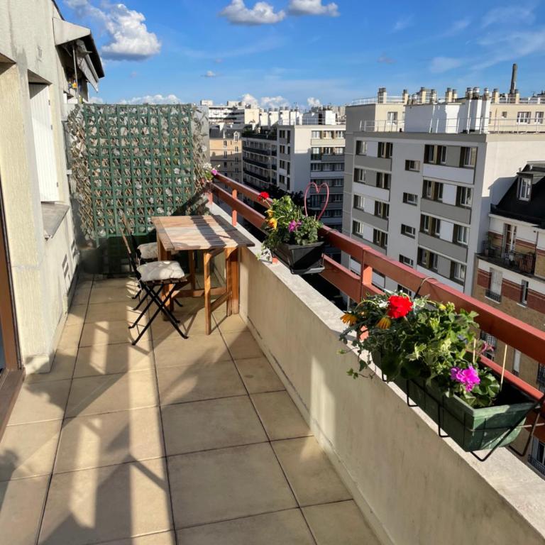 Home F8 - Terrace Paris's view, Eiffel Tower area - Appartement 1 Chambre - 24