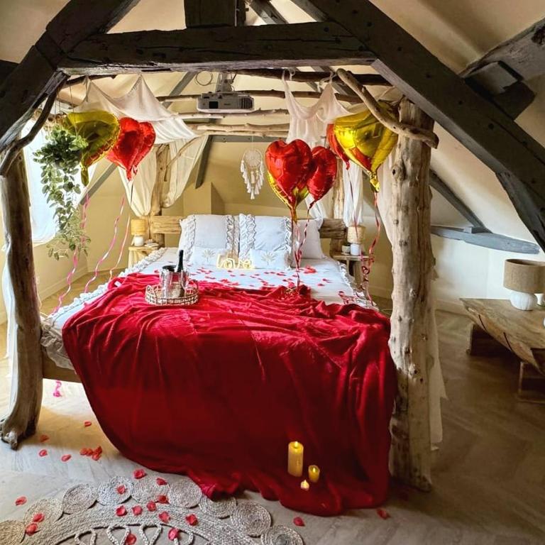 Duplex Safari jusqu'à 4 personnes, Spa, cinéma et lit sous les arbres, day use, 10 min centre - Appartamento con 2 Camere da Letto - 1