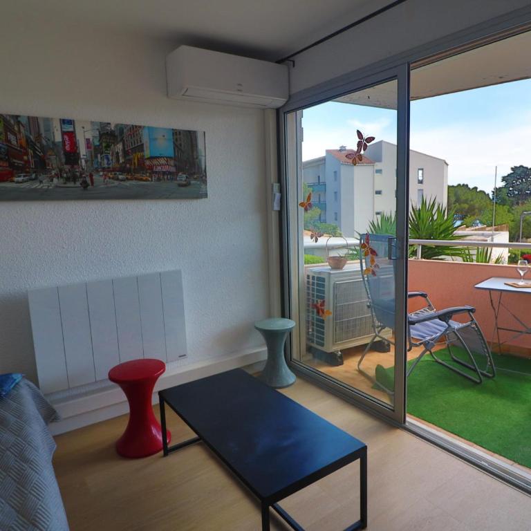 Confortable T3 avec terrasse et accès plage à Sète - FR-1-472-201 - Apartamento - 6