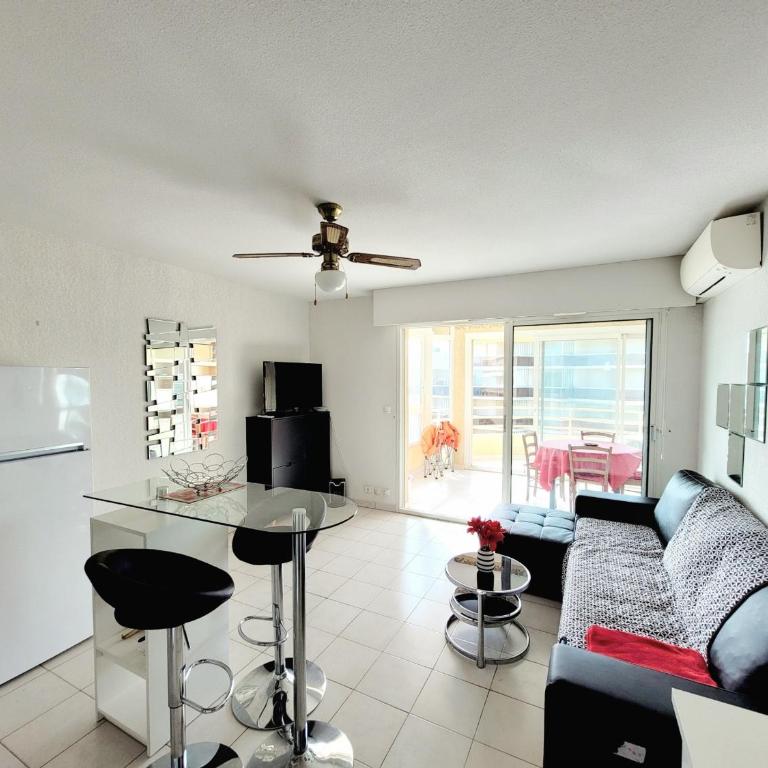 Canet-en-Roussillon T3 - 4 pers, CLIM, WIFI, PARKING, Loggia, 3 étoiles - FR-1-794-139 - Appartement - 8