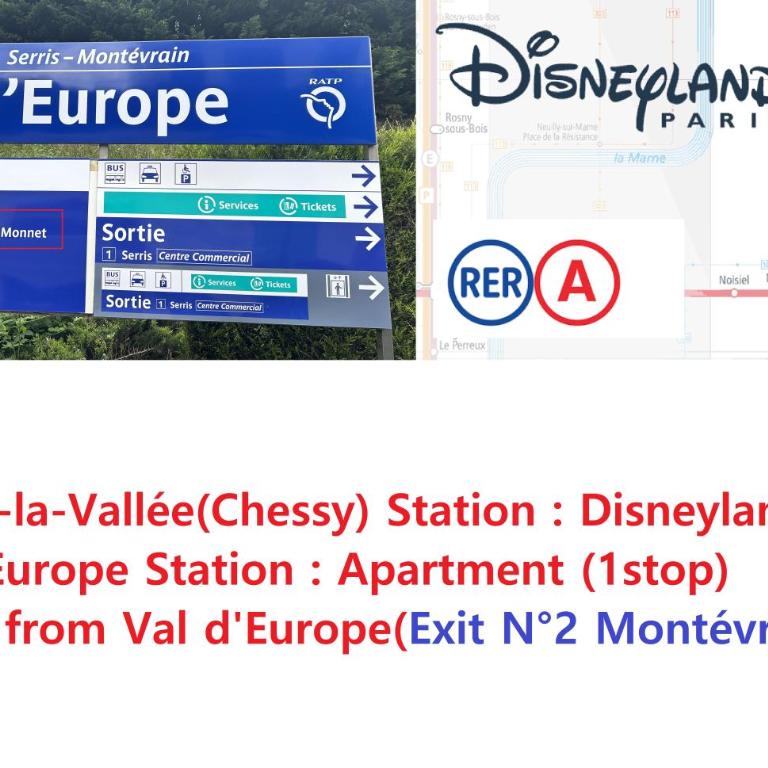 Cosy Apartment - Parking, Garden,10mn from Disneyland! - Two-Bedroom Apartment - 42